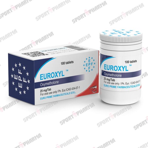 Euroxyl 100tab/25mg (EPF) - Oxymetholone